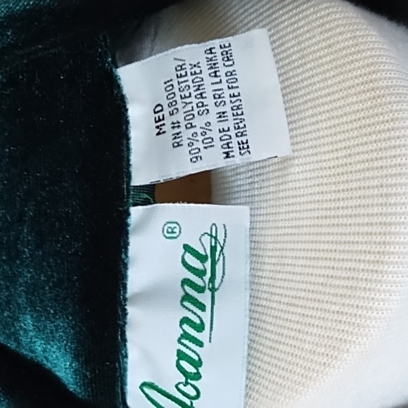 2 piece set  green velvet - Picture 9 of 10